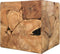 Kubus bijzettafel - 40x40 cm - teak - natural wax