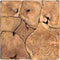 Kubus bijzettafel - 40x40 cm - teak - natural wax
