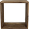 Kubus bijzettafel - gerecycled teak