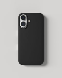 Nudient Thin (iPhone 16) - Soft Case - 1 mm slank - Zwart