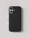 Nudient Thin (iPhone 16) - Soft Case - 1 mm slank - Zwart