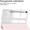 imoshion Tablet Hoes - Geschikt voor Samsung Galaxy Tab S9 11.0 inch FE / Galaxy Tab S10 FE / Galaxy Tab S9 11.0 inch - Trifold Hardcase Bookcase - Roze