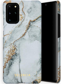 Selencia Hoesje Geschikt voor Samsung Galaxy S20 Plus Hoesje - Selencia Maya Fashion Backcover - grijs