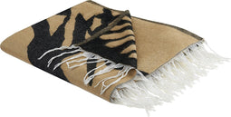 KUDIYA - Plaid - Beige - 130 x 170 cm - Polyester