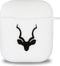 Kudu AirPods beschermhoes - AirPods 2 Case - Zwart - Krasvrij - Soft TPU - Inclusief schoonmaak set & sleutelring