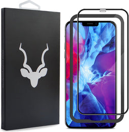 Kudu Glazen Screenprotector - iPhone 12 Mini - Inclusief installatietool - Eenvoudig zelf te bevestigen