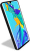 Kudu Huawei P30 hoesje case - Houten backcover - Handgemaakt en afgewerkt met duurzaam TPU - Zebrano - Zwart