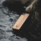 Kudu iPhone 12 MINI hoesje case - Houten backcover - Handgemaakt en afgewerkt met duurzaam TPU - Bamboe - Zwart