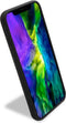 Kudu iPhone 12 Pro hoesje case - Houten backcover - Handgemaakt en afgewerkt met duurzaam TPU - Zebrano - Zwart