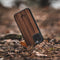 Kudu iPhone 12 Pro Max hoesje case - Houten backcover - Handgemaakt en afgewerkt met duurzaam TPU - Walnoot - Zwart