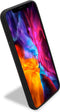 Kudu iPhone 12 Pro Max hoesje case - Houten backcover - Handgemaakt en afgewerkt met duurzaam TPU - Zebrano - Zwart