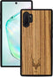 Kudu Samsung Galaxy Note 10 Plus hoesje case - Houten backcover - Handgemaakt en afgewerkt met duurzaam TPU - Zebrano - Zwart