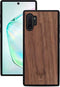 Kudu Samsung Galaxy Note 10 Plus hoesje case - Houten backcover - Handgemaakt en afgewerkt met duurzaam TPU - Walnoot - Zwart