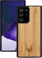 Kudu Samsung Galaxy Note 20 Ultra hoesje case - Houten backcover - Handgemaakt en afgewerkt met duurzaam TPU - Bamboe - Zwart