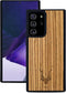 Kudu Samsung Galaxy Note 20 Ultra hoesje case - Houten backcover - Handgemaakt en afgewerkt met duurzaam TPU - Zebrano - Zwart