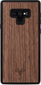 Kudu Samsung Galaxy Note 9 hoesje case - Houten backcover - Handgemaakt en afgewerkt met duurzaam TPU - Walnoot - Zwart