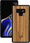 Kudu Samsung Galaxy Note 9 hoesje case - Houten backcover - Handgemaakt en afgewerkt met duurzaam TPU - Zebrano - Zwart
