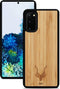 Kudu Samsung Galaxy S20 hoesje case - Houten backcover - Handgemaakt en afgewerkt met duurzaam TPU - Bamboe - Zwart