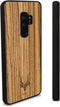 Kudu Samsung Galaxy S9 hoesje case - Houten backcover - Handgemaakt en afgewerkt met duurzaam TPU - Zebrano - Zwart