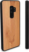 Kudu Samsung Galaxy S9 Plus hoesje case - Houten backcover - Handgemaakt en afgewerkt met duurzaam TPU - Bamboe - Zwart