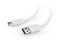Gembird CCP-USB3-AMCM-1M-W - USB-C naar USB-A kabel - USB3.0 tot 5 Gbit/s - Wit
