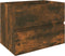 vidaXL - Wastafelkast - 60x38,5x45 - cm - bewerkt - hout - gerookt - eikenkleurig