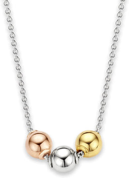 TI SENTO 3831TS - Zilveren dames ketting - Statement ketting 42 cm - Blauw