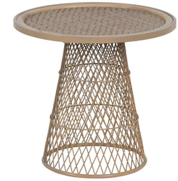 Bijzettafel Beige 55 x 55 x 50 cm