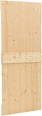 vidaXL - Schuifdeur - met - beslag - 90x210 - cm - massief - grenenhout
