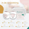 Numsy Elektrische Draadloze Borstkolf - Handsfree - Dubbele Borstkolf - BPA Vrij - Nude Roze