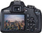 Canon EOS 2000D - Spiegelreflexcamera kit - 24,1 MP - 18-55mm f/3.5-5.6 DC-lens - Zwart
