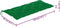 vidaXL - Tuinbankkussens - 2 - st - 120x50x7 - cm - oxford - stof - groen