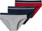 Schiesser 95/5 Organic - Heren Rio Slip - 3-pack - Rood Blauw Grijs-gemêleerd (3 stuks)