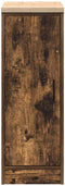 vidaXL - Garagekast - 30x51x85 - cm - massief - grenenhout - gerookt - eiken