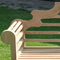 Livingfurn - Tuinbank Marlboro Bench - 45x150x90 - Teakhout