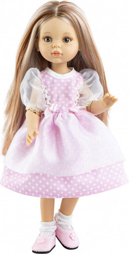 Paola Reina Amigas Articulada Miriam babypop licht meisje met kledij 32cm