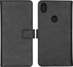 iMoshion Hoesje Geschikt voor Alcatel 3C (2019) Hoesje Met Pasjeshouder - iMoshion Luxe Bookcase - Zwart