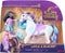 Unicorn Academy – Pop Layla & Eenhoorn Glacier - met 2 rijaccessoires en borstel - Speelfigurenset