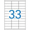 Klevende etiketten Apli 1270 Wit 100 Lakens 70 x 25,4 mm