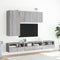 vidaXL - Tv-wandmeubel - 60x30x30 - cm - bewerkt - hout - grijs - sonoma - eikenkleur