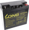 Kung Lange batterij WP18-12I 12 volt 18 Ah 181x76x167mm M5 platte paal