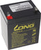 Kung Lange batterij WP4.5-12 12 volt 4,5 Ah 90 x 70 x 102 mm 4,8 mm Faston-contact