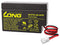 Kung Long WP0.8-12 lead fleece battery, 12V, 0.8Ah with JST connector