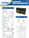 Kung Long WP1.2-12, 12Volt, 1.2Ah VDS G104002, Faston 4.8mm