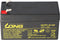 Kung Long WP1.2-12, 12Volt, 1.2Ah VDS G104002, Faston 4.8mm