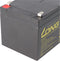 Kung Long WP12-12E F2 cyclusbestendige lood-vlies-accu, 12V, 12Ah met 6,3 mm Faston-aansluiting