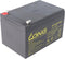 Kung Long WP12-12E F2 cyclusbestendige lood-vlies-accu, 12V, 12Ah met 6,3 mm Faston-aansluiting
