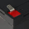 Kung Long WP1236W 12Volt 36W loodbatterij met 9Ah, 6,3 mm Faston Tab 250