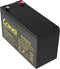 Kung Long WP1236W 12Volt 36W loodbatterij met 9Ah, 6,3 mm Faston Tab 250