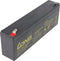 Kung Long WP2.6-12 F1 loodvlies-accu, 12V, 2,6Ah met 4,8 mm Faston-aansluiting